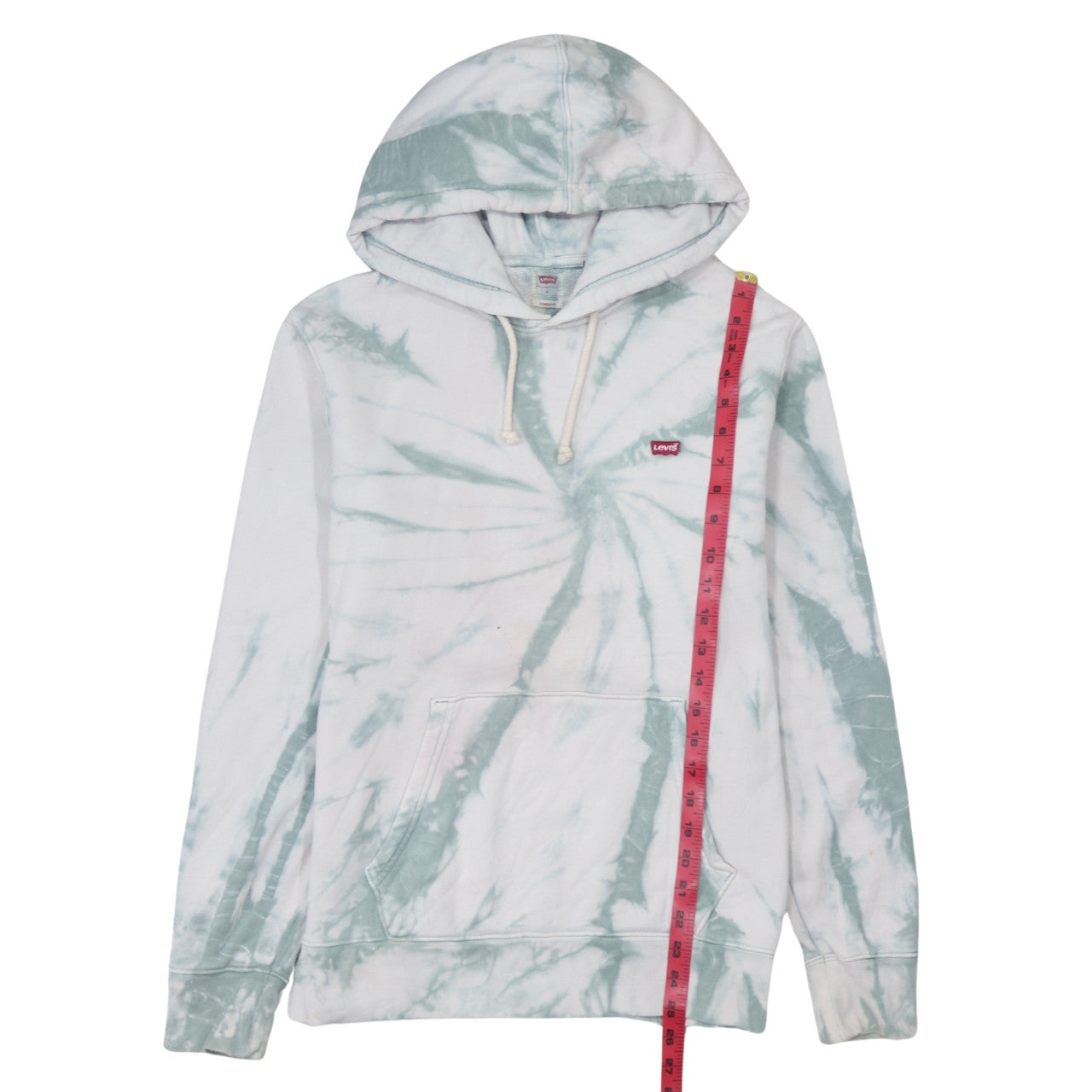 Levi's Men's White Tie Dye Pullover Hoodie Size S