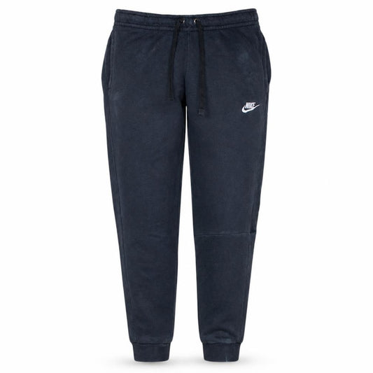 Front view of Nike Men's Black Jogger Sweatpants, size S, Fleece Tapered Fit