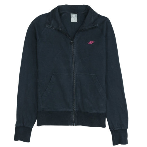 Nike Boys Black Track Jacket XL 13-15 Years Full Zip Fleece Sportswear