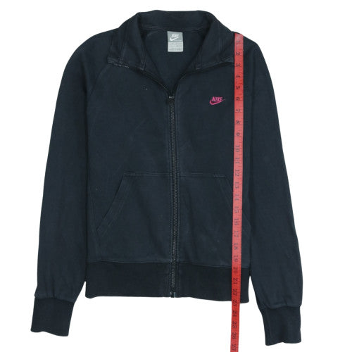 Nike Boys Black Track Jacket XL 13-15 Years Full Zip Fleece Sportswear