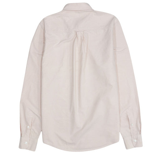 Carhartt WIP Men's Pink Cotton Button-Up Long Sleeve Casual Shirt Size S