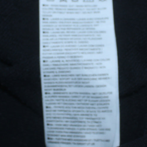 Nike Women Black White Colourblock Crew Neck Pullover Sweatshirt L