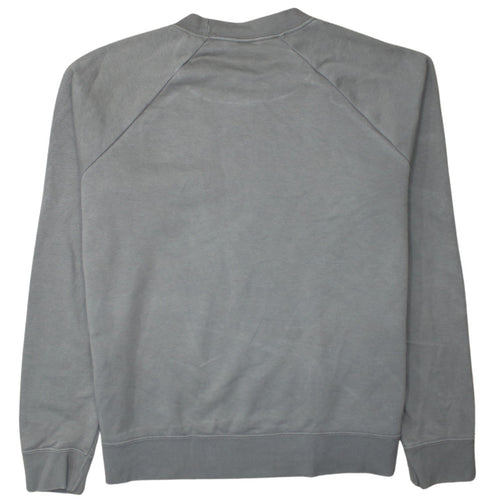 Nike Men's Grey Crew Neck Long Sleeve Pullover Sweatshirt L