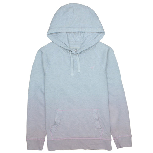 Hollister Men's Grey Pullover Hoodie S Classic Logo Fleece