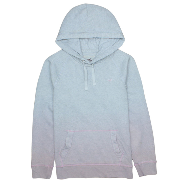 Hollister Men's Grey Pullover Hoodie S Classic Logo Fleece