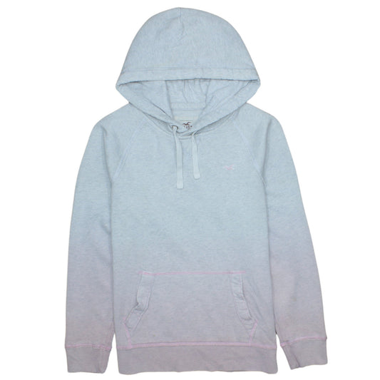 Hollister Men's Grey Pullover Hoodie S Classic Logo Fleece