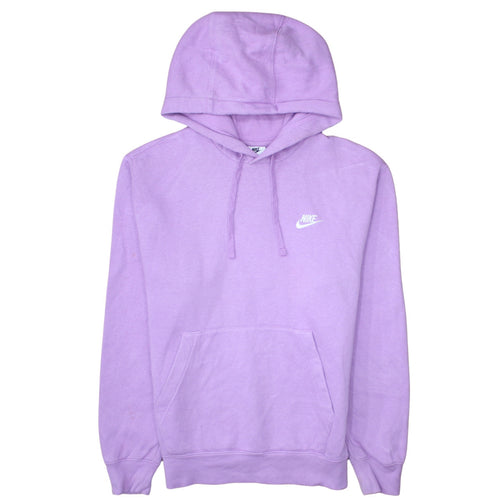 Nike Womens Lilac Pullover Hoodie Small Cotton Blend Casual