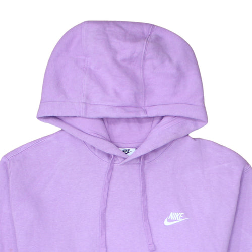 Nike Womens Lilac Pullover Hoodie Small Cotton Blend Casual