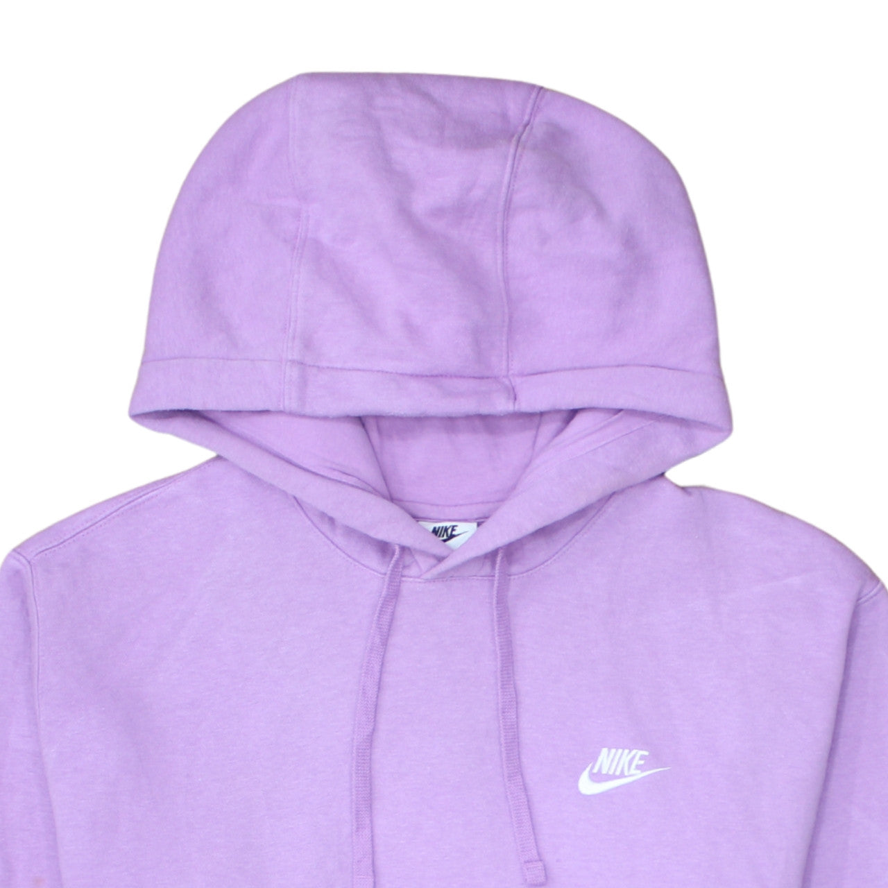 Nike Womens Lilac Pullover Hoodie Small Cotton Blend Casual