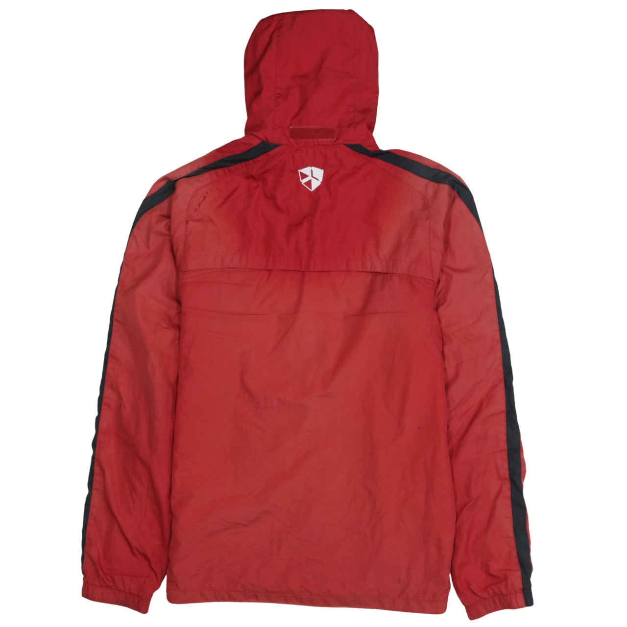 Nike Men’s Red Windbreaker Jacket S Hooded Storm-FIT DRFC Embroidered Logo