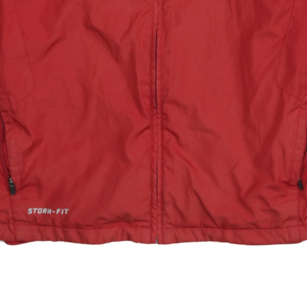 Nike Men’s Red Windbreaker Jacket S Hooded Storm-FIT DRFC Embroidered Logo