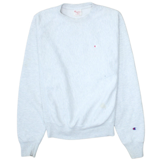 Champion Mens Grey XS Pullover Sweatshirt Classic Logo Crew Neck