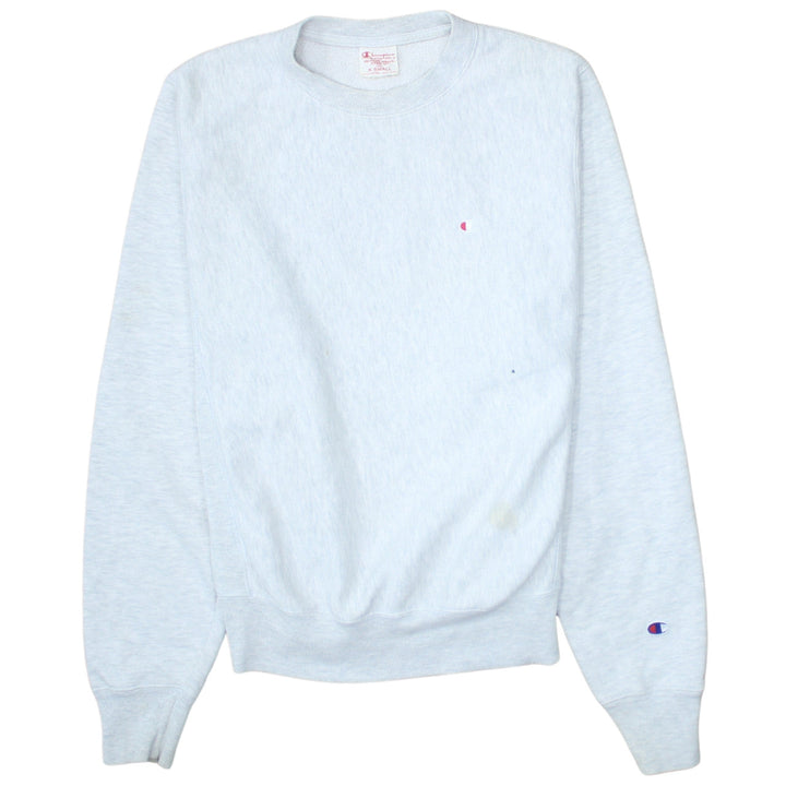 Champion Mens Grey XS Pullover Sweatshirt Classic Logo Crew Neck