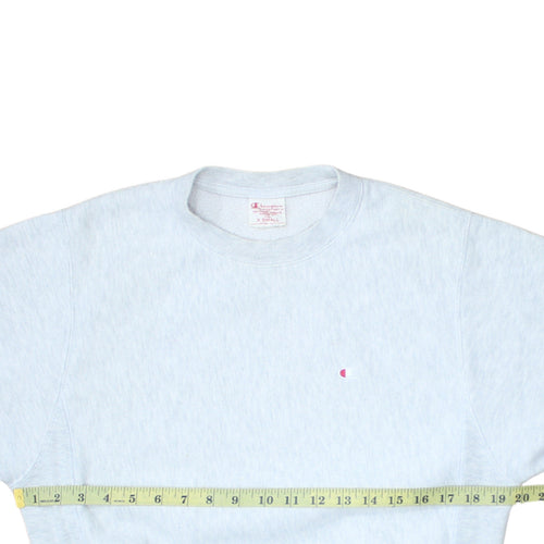 Champion Mens Grey XS Pullover Sweatshirt Classic Logo Crew Neck