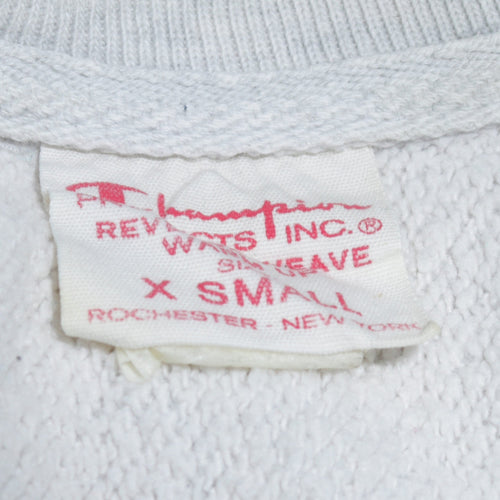 Champion Mens Grey XS Pullover Sweatshirt Classic Logo Crew Neck