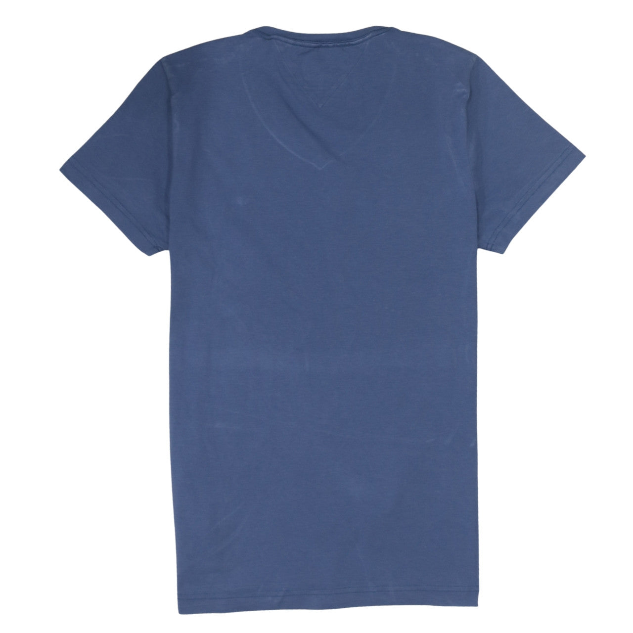 Tommy Hilfiger Men's Blue Slim Fit V-Neck Cotton T-Shirt Size S