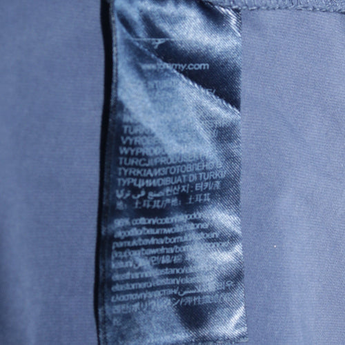 Tommy Hilfiger Men's Blue Slim Fit V-Neck Cotton T-Shirt Size S