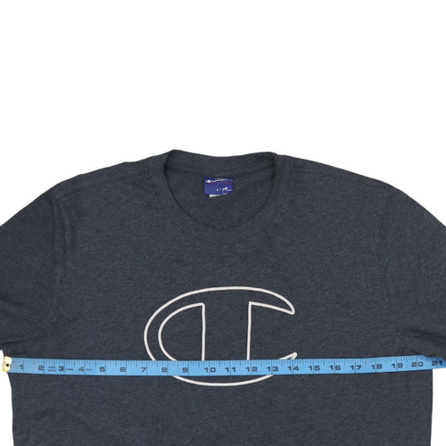 Champion Men Grey M Short Sleeve Crew Neck Sports T-Shirt