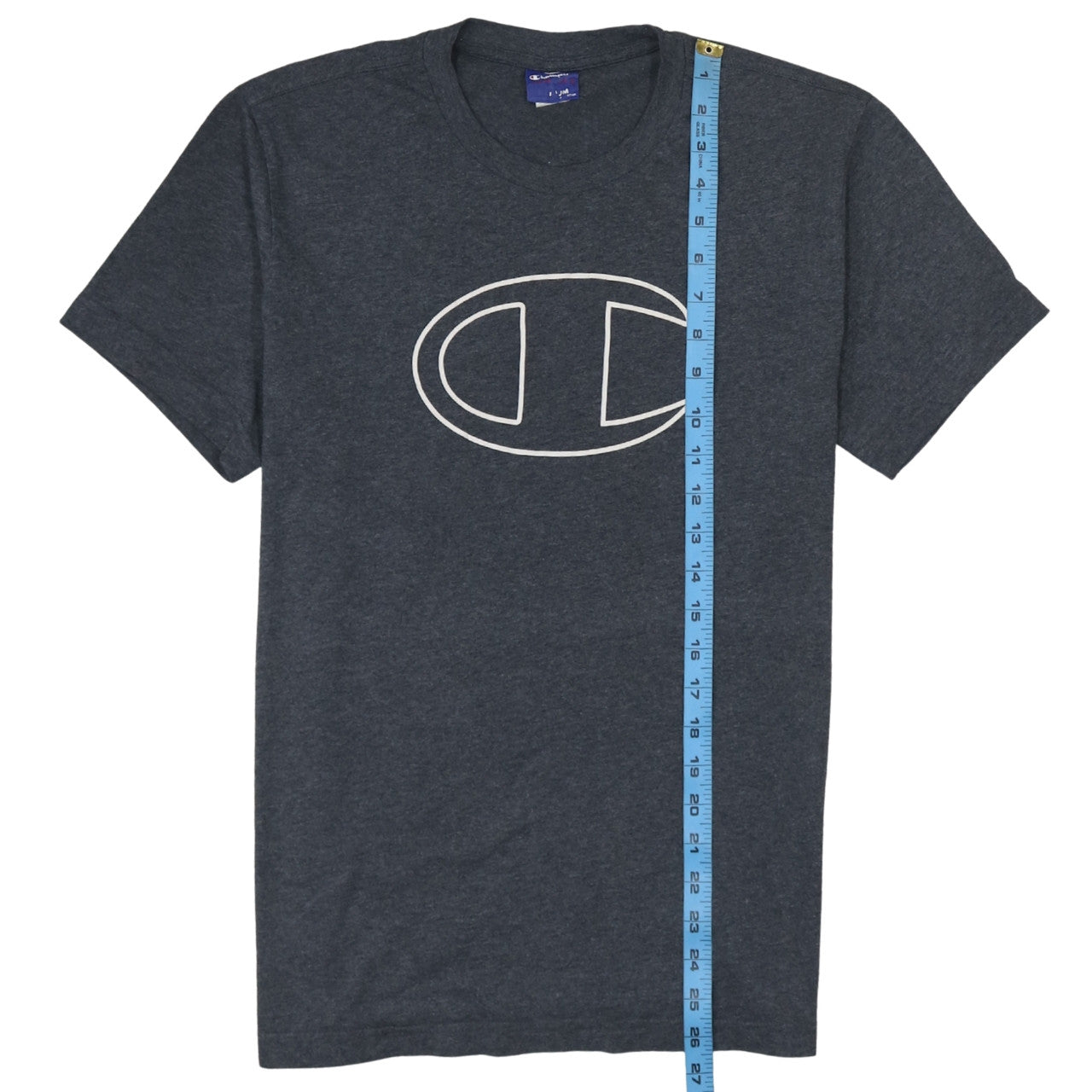 Champion Men Grey M Short Sleeve Crew Neck Sports T-Shirt
