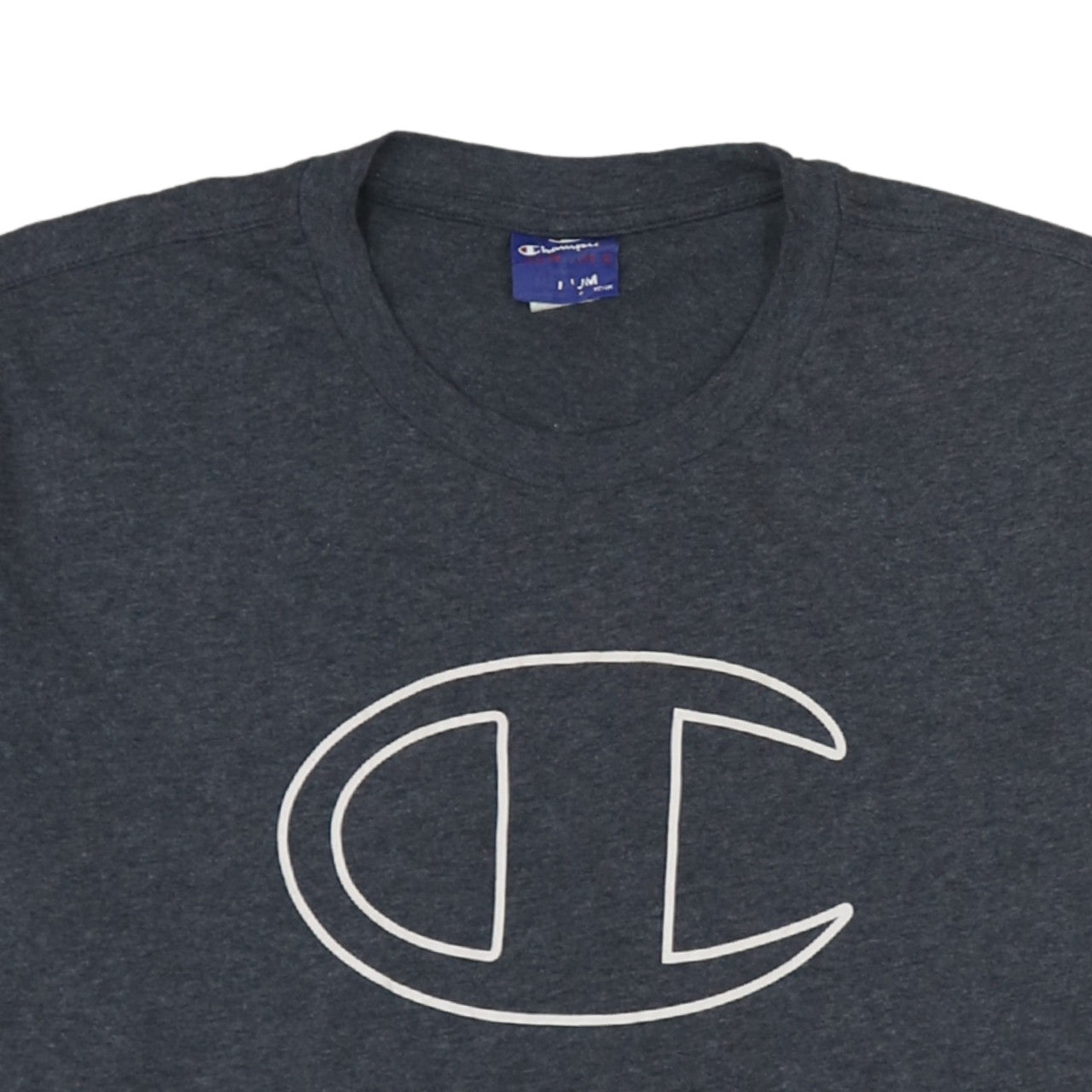 Champion Men Grey M Short Sleeve Crew Neck Sports T-Shirt