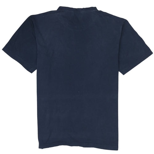 Kappa Mens Navy Blue XL Short Sleeve Crew Neck Cotton T-Shirt