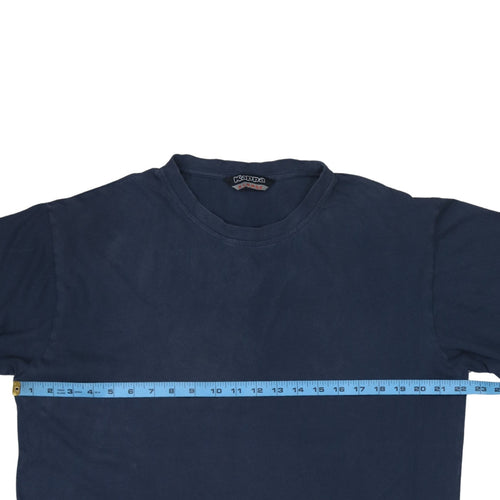Kappa Mens Navy Blue XL Short Sleeve Crew Neck Cotton T-Shirt