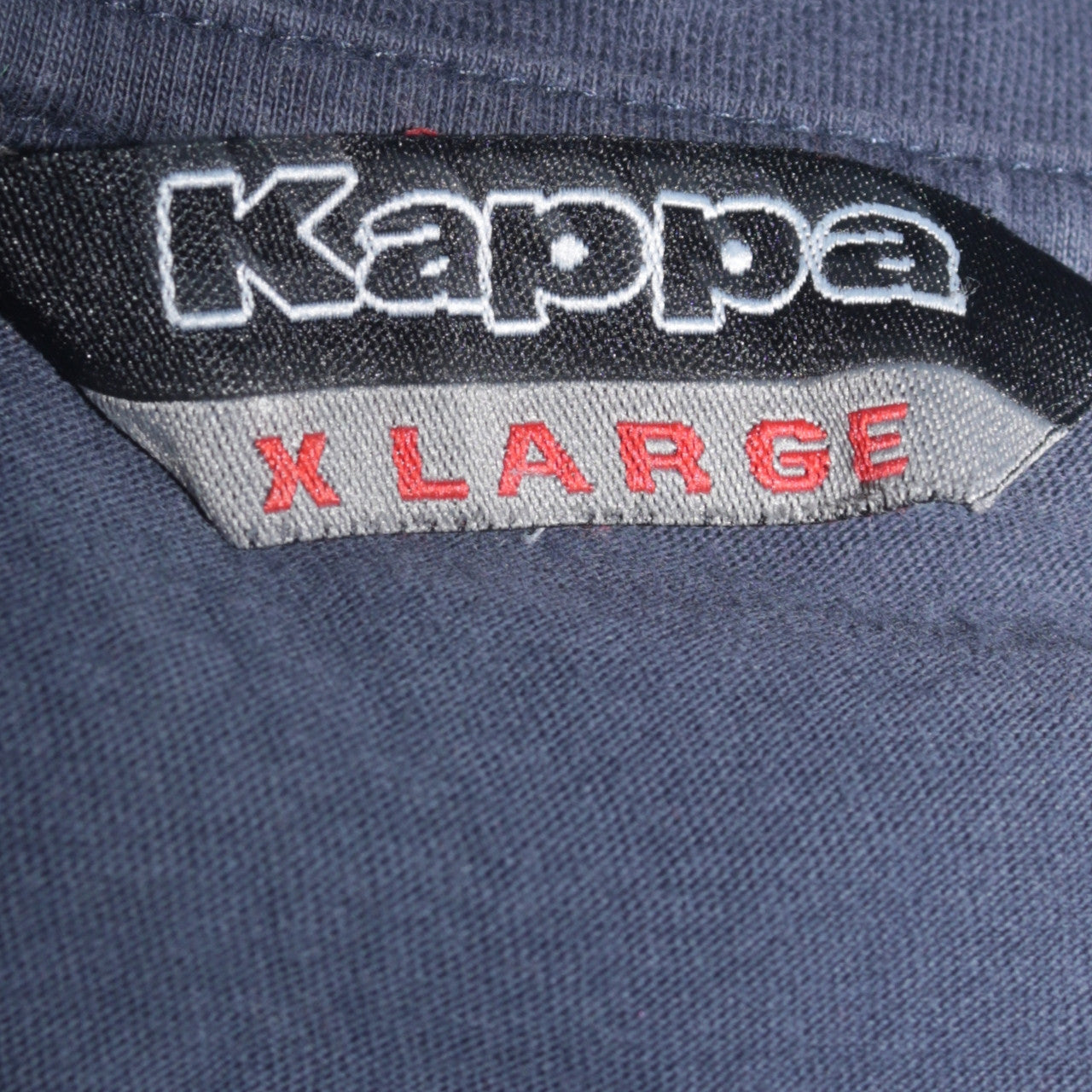 Kappa Mens Navy Blue XL Short Sleeve Crew Neck Cotton T-Shirt