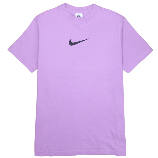 Nike Men's Purple Sports Crew Neck Cotton T-Shirt Size S