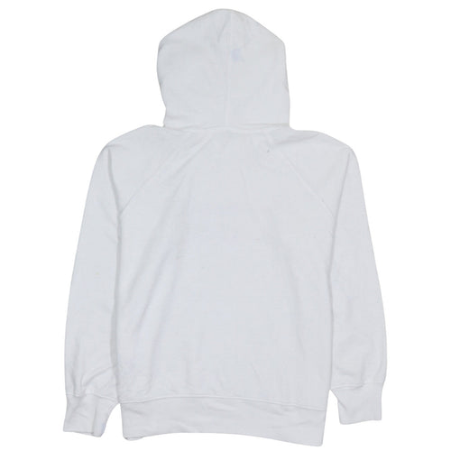 Levi's Men White Pullover Hoodie M Logo Graphic Fleece Sweatshirt