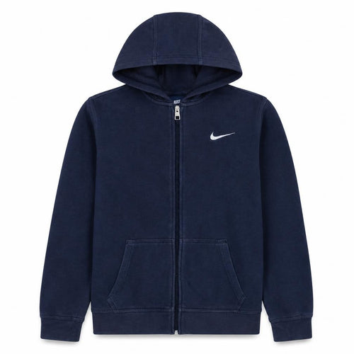 Nike Boys Blue Full Zip Hoodie 13-15 Years Fleece Hooded Sweatshirt
