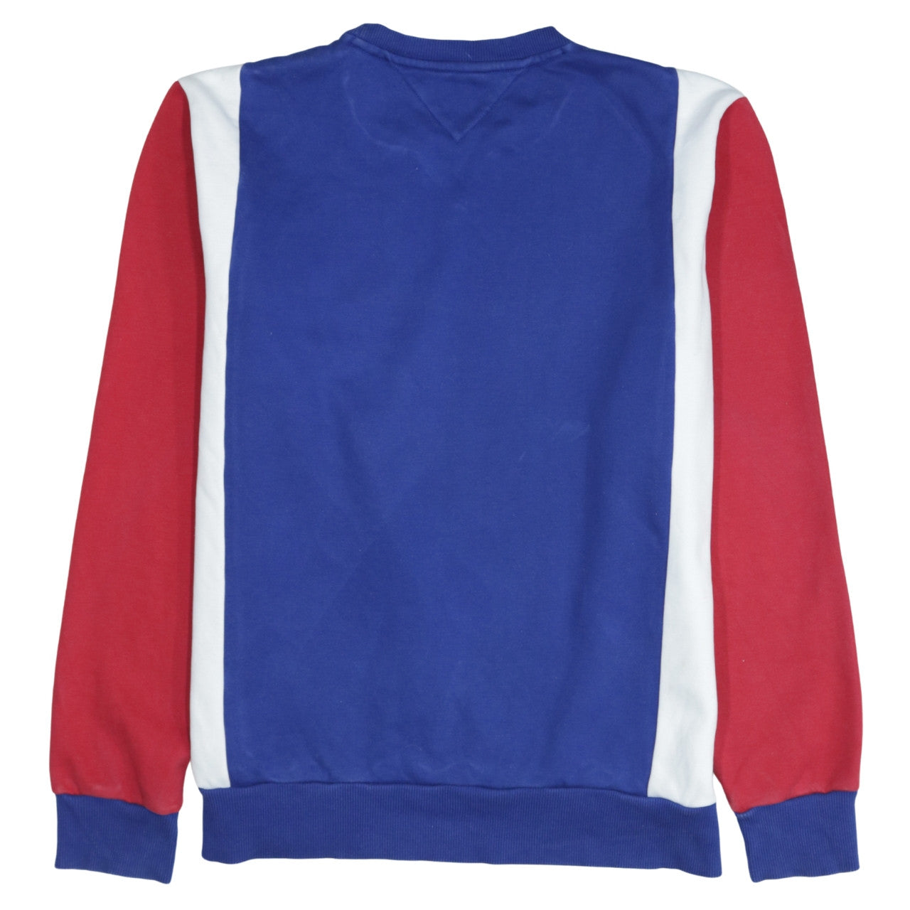 Tommy Hilfiger Men Blue Red White Colour Block Sweatshirt 2XL
