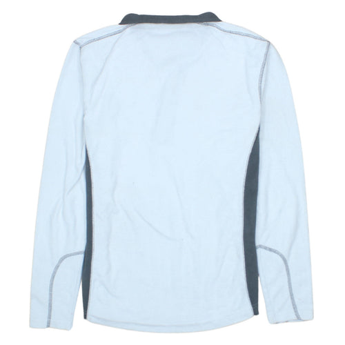 Columbia Men's Blue 1/4 Zip Fleece Sweatshirt Size S Outdoor Top