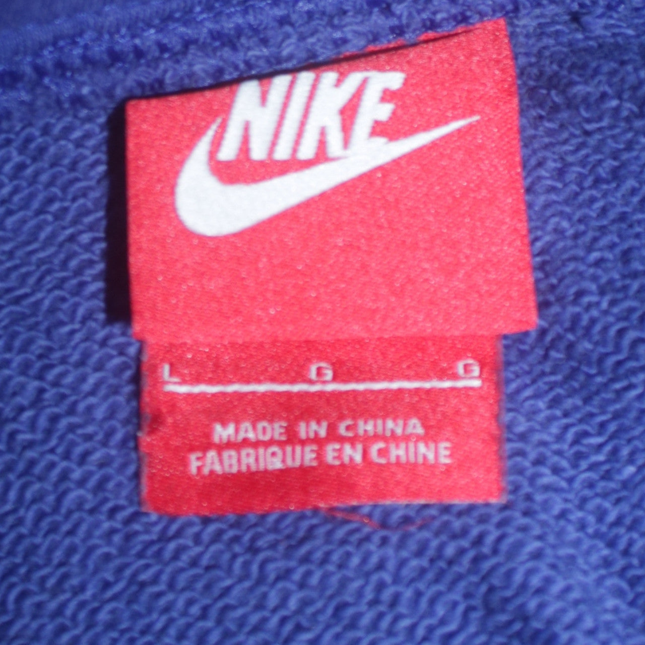 Nike Men's Blue Pegasus Air 1/2 Zip Hoodie Size L