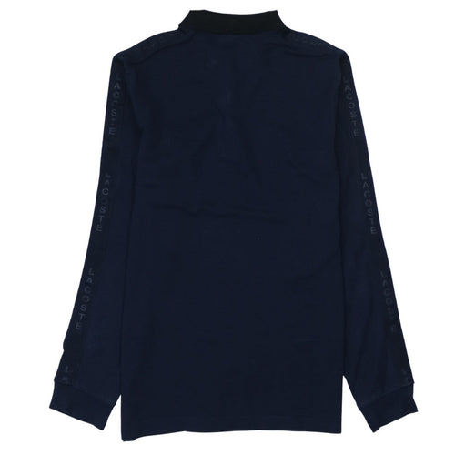 Lacoste Men’s Blue Slim Fit Long Sleeve Polo Shirt Size S
