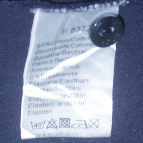 Lacoste Men’s Blue Slim Fit Long Sleeve Polo Shirt Size S