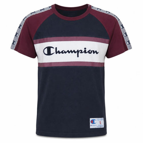 Champion Men's Multicolour S Crew Neck Retro Logo T-Shirt
