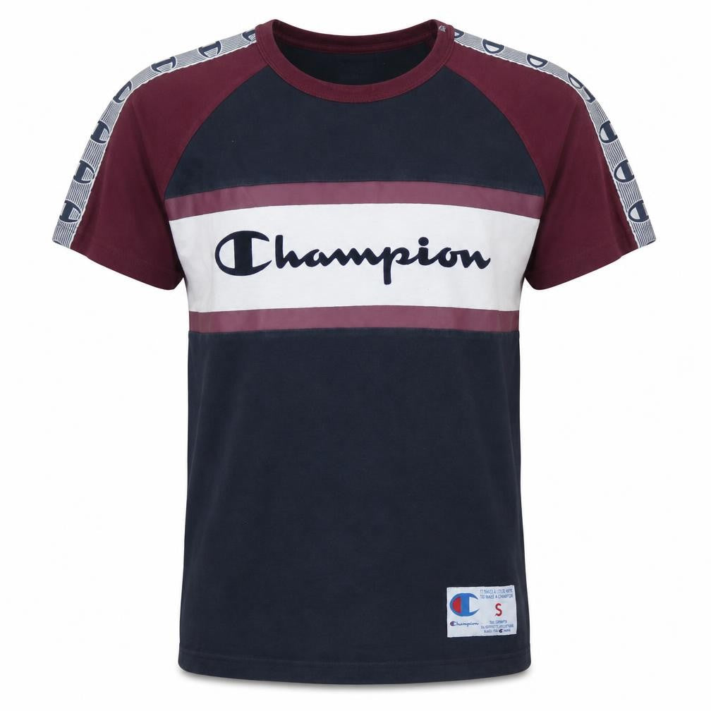 Champion Men's Multicolour S Crew Neck Retro Logo T-Shirt