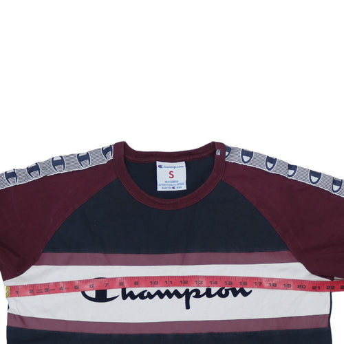 Champion Men's Multicolour S Crew Neck Retro Logo T-Shirt