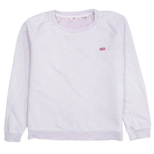 Levi's Womens XS Pink Crew Neck Pullover Sweatshirt