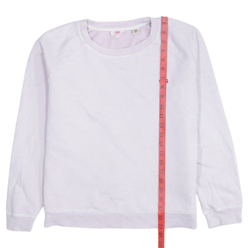 Levi's Womens XS Pink Crew Neck Pullover Sweatshirt