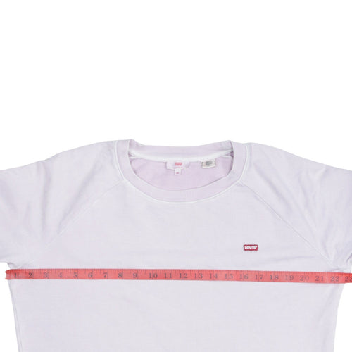 Levi's Womens XS Pink Crew Neck Pullover Sweatshirt