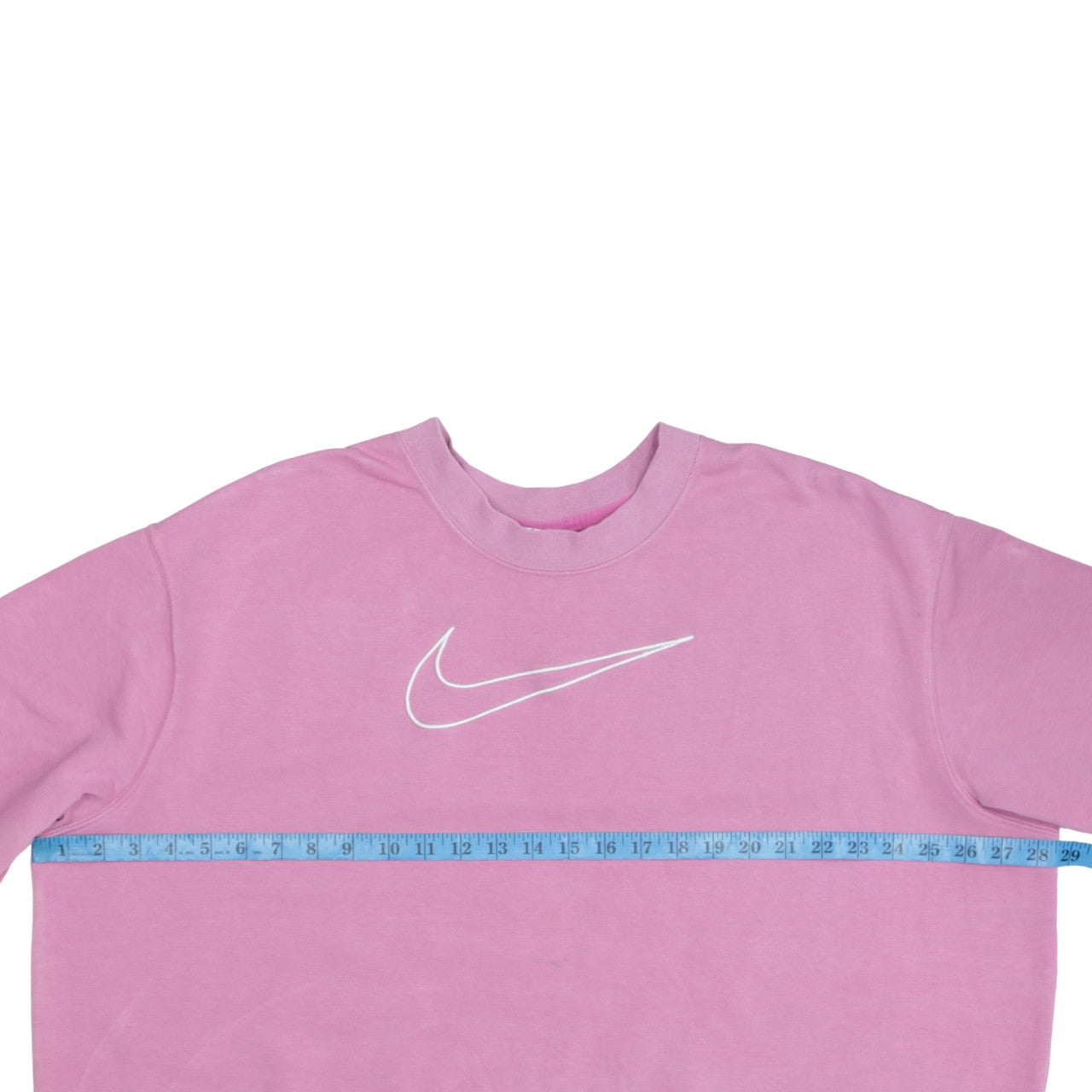 Nike Women Pink Pullover Sweatshirt 2XL Cotton Blend Dri-Fit Logo