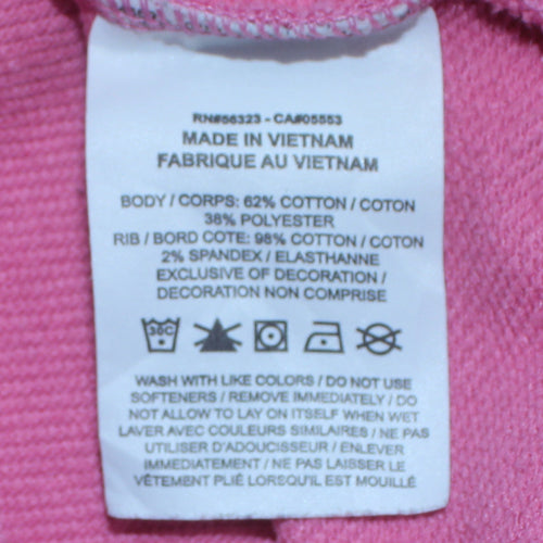 Nike Women Pink Pullover Sweatshirt 2XL Cotton Blend Dri-Fit Logo