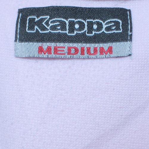 Kappa Women's Pink & Grey Colourblock Track Jacket Size M