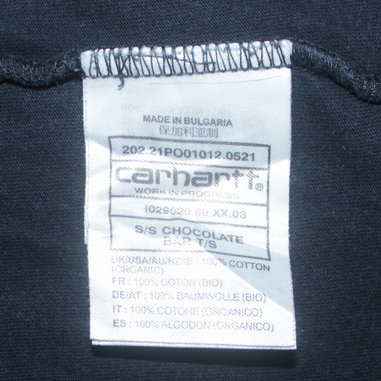 Carhartt WIP Men’s Black Graphic Cotton Regular Fit T-Shirt Size M