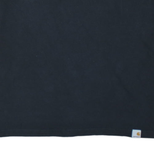 Carhartt WIP Men’s Black Graphic Cotton Regular Fit T-Shirt Size M