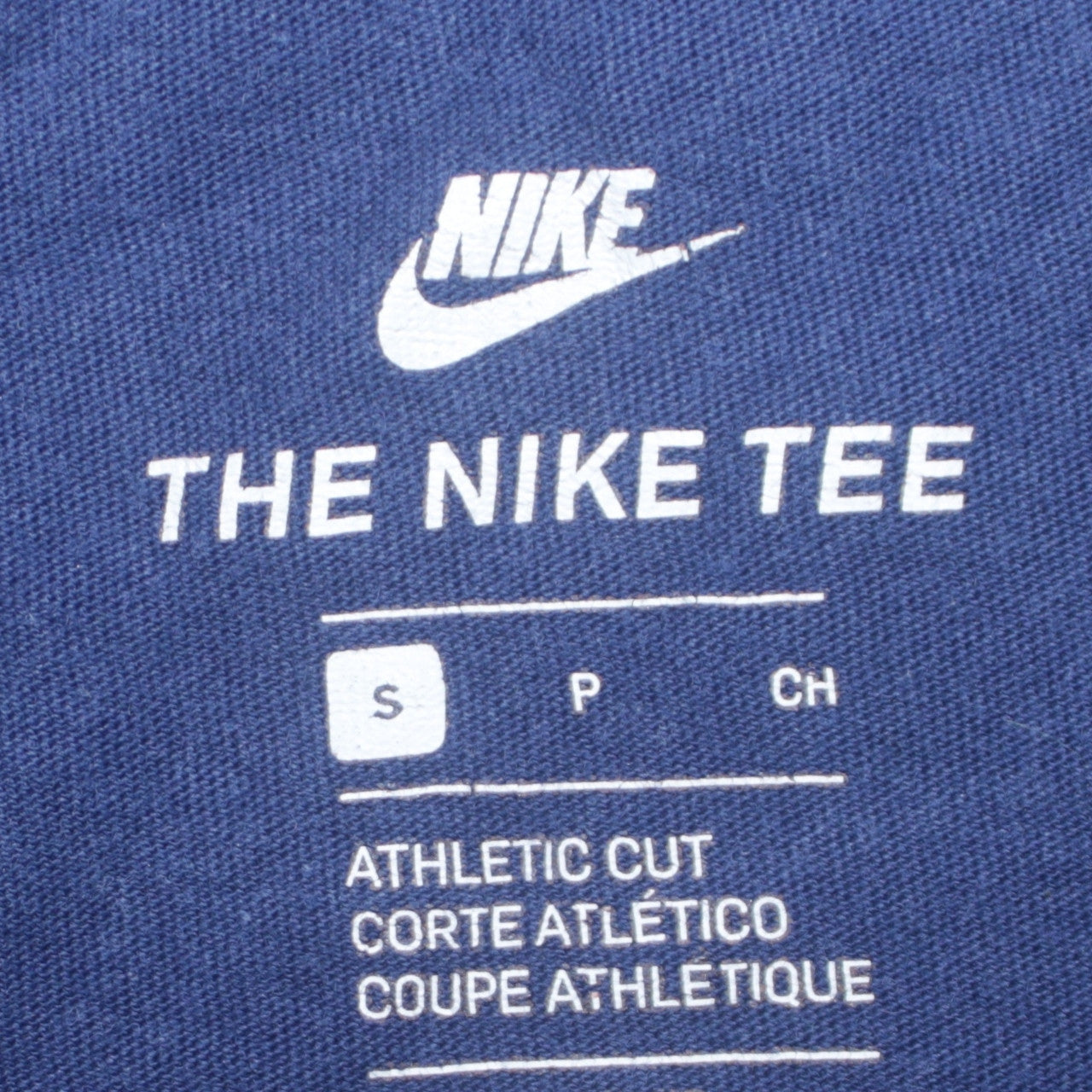 Nike Men's Blue Cotton Athletic Fit Just Do It T-Shirt Size S