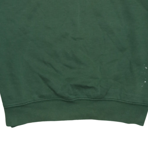 Dickies Mens Green XL Pullover Sweatshirt Crew Neck Fleece Casual
