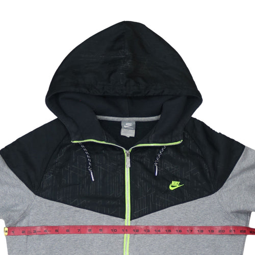 Nike Men’s Grey Full Zip Hoodie Medium Sportswear Sweatshirt
