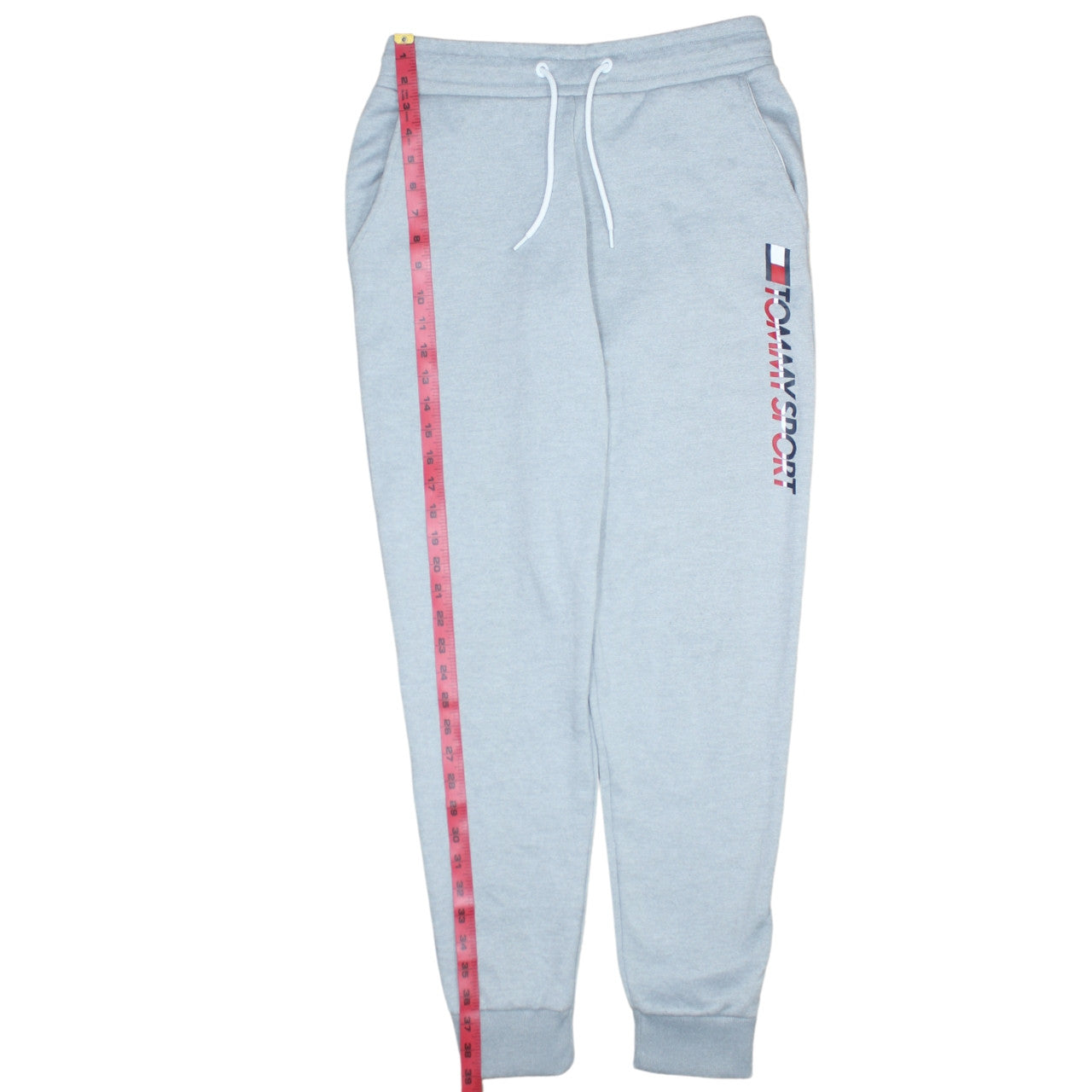 Tommy Sport Men's Grey Jogger Sweatpants Size S Regular Fit